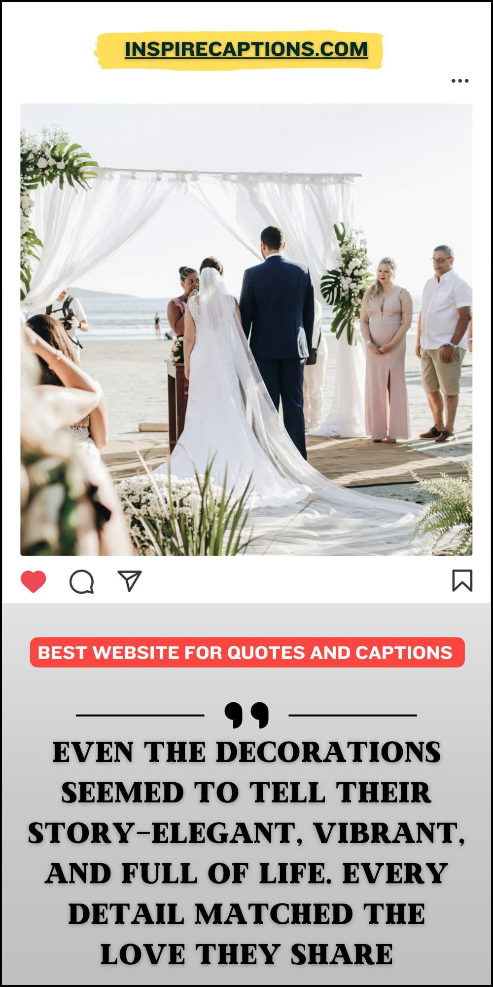 The Best Wedding Guest Captions Instagram Ideas for Funny, Short, and ...