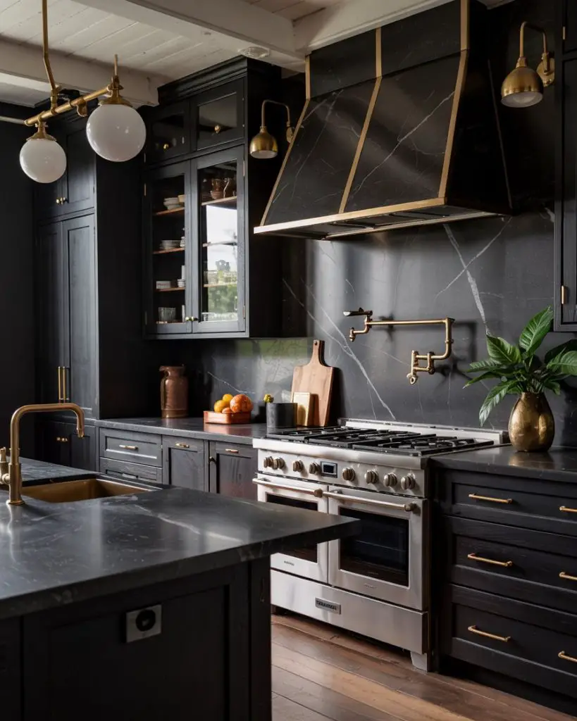 Dark Moody Kitchen 60 Ideas 2025: Best Design, Decor Accessories ...