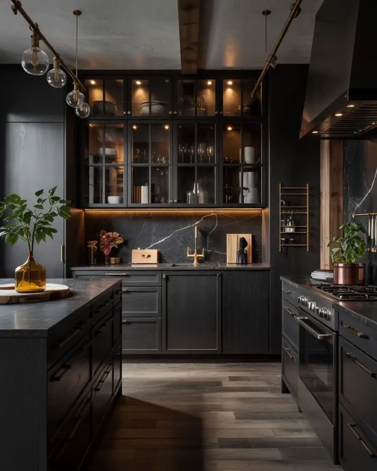 Dark Moody Kitchen 60 Ideas 2025: Best Design, Decor Accessories ...
