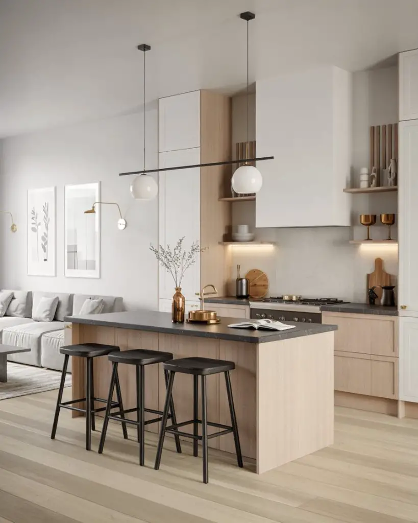 63 Open Kitchen Living Rooms Ideas with Modern Layouts & Small ...