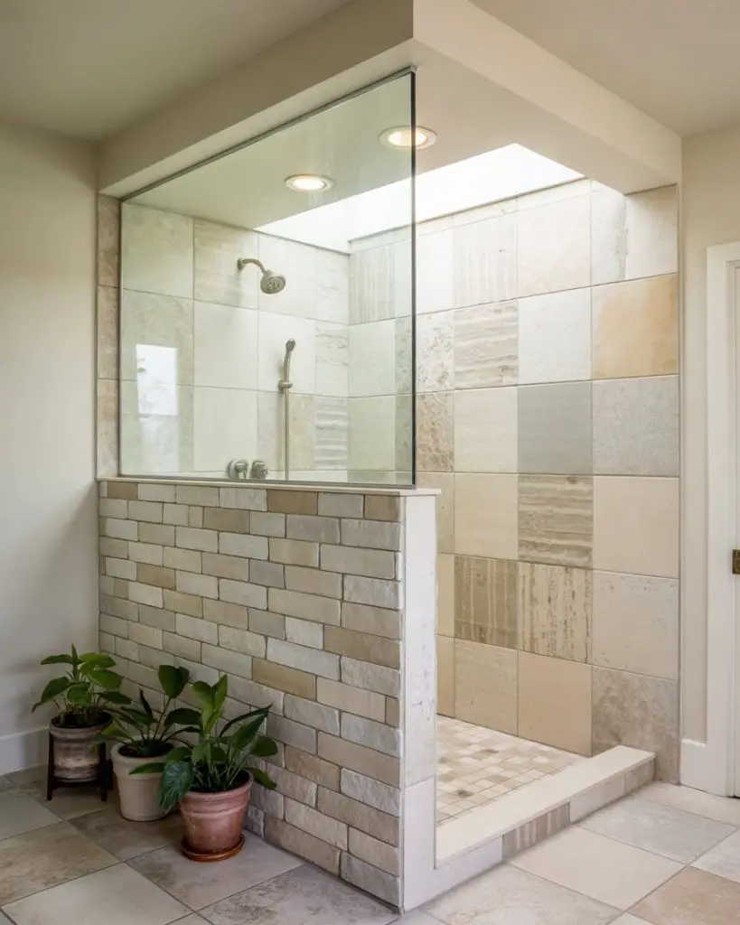 69 Walk In Shower Ideas 2025: Small Bathroom Layouts, Half Walls, No ...