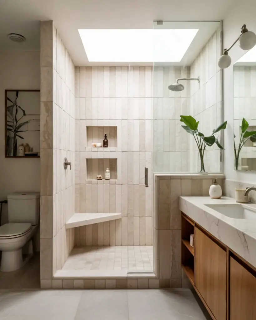 69 Walk In Shower Ideas 2025: Small Bathroom Layouts, Half Walls, No ...