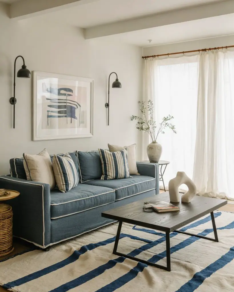 Coastal Living Room 2025: 64 Decor Ideas with Rugs, Bloxburg Designs ...