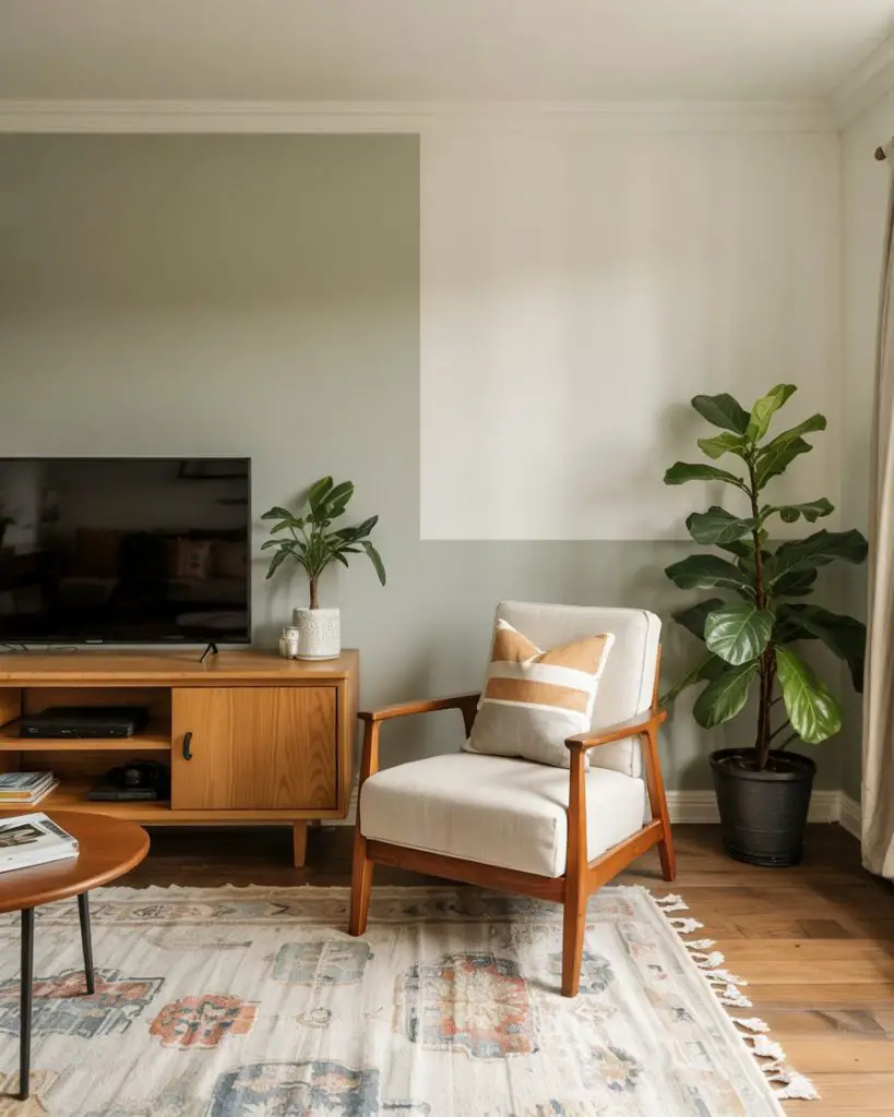 56 Living Room Accent Wall Ideas With Paint, Wallpaper, Color Designs