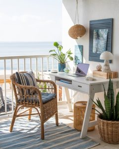 50 Balcony Workspace Ideas 2025 for Small Spaces | Enclosed, Open, Cozy ...