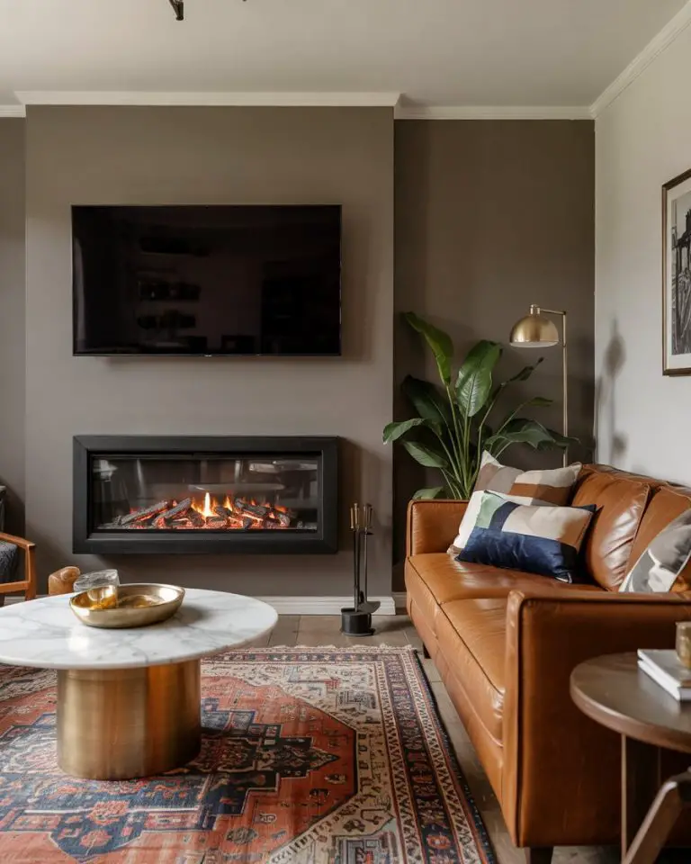 56 Living Room Accent Wall Ideas With Paint, Wallpaper, Color Designs