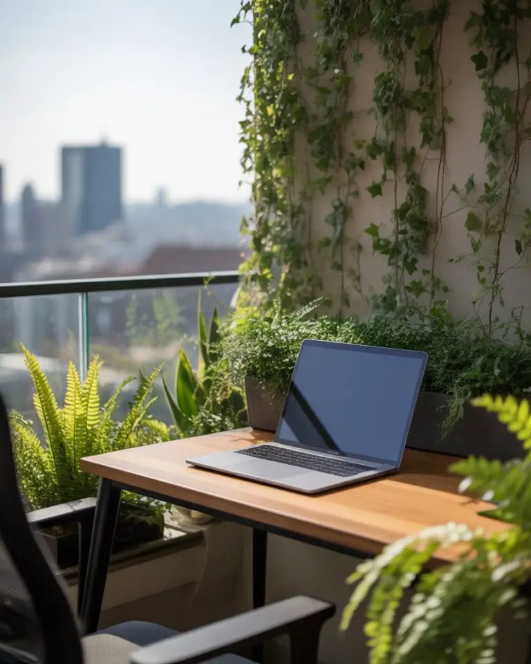 50 Balcony Workspace Ideas 2025 for Small Spaces | Enclosed, Open, Cozy ...