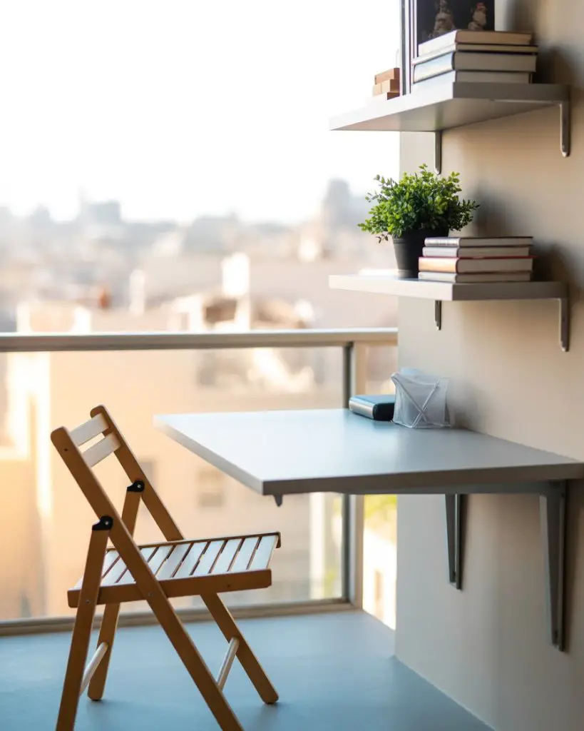 50 Balcony Workspace Ideas 2025 for Small Spaces | Enclosed, Open, Cozy ...