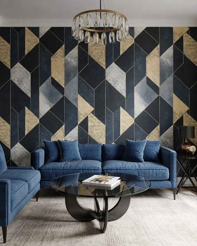 56 Living Room Accent Wall Ideas With Paint, Wallpaper, Color Designs