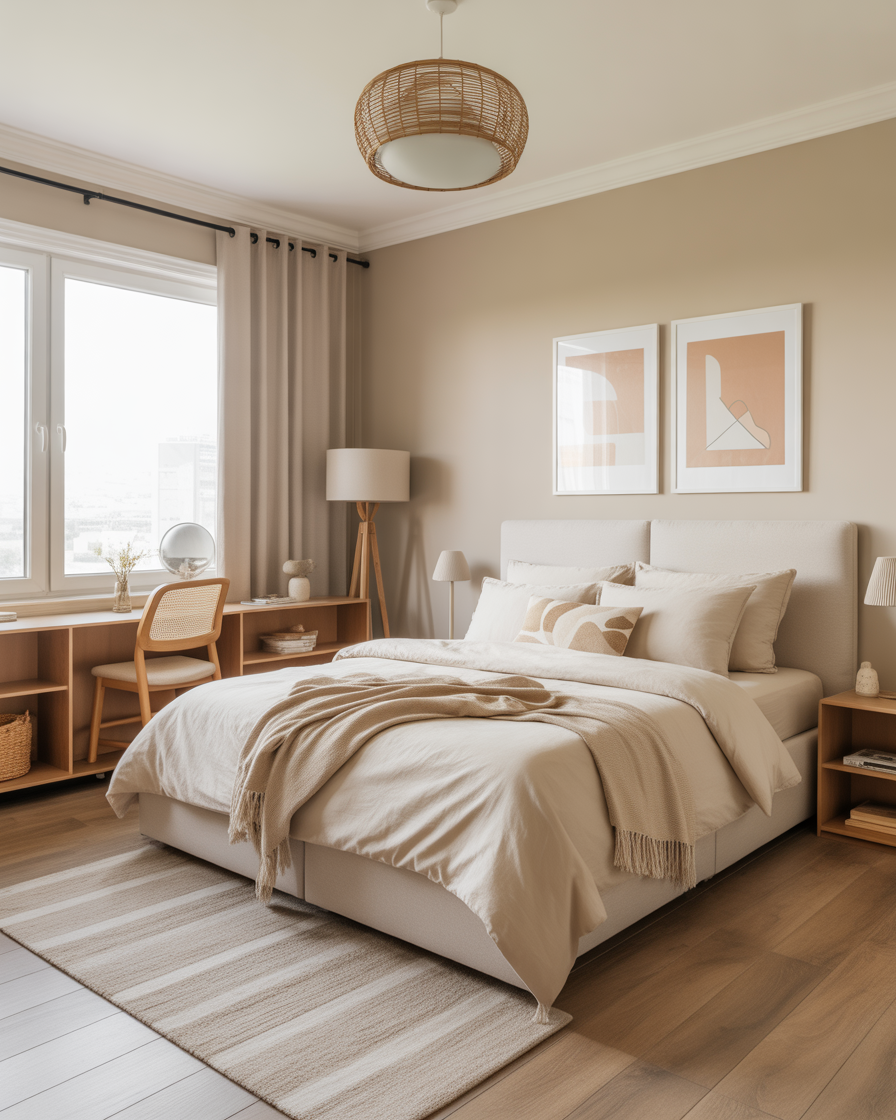 Soft Minimal Dream Bedroom