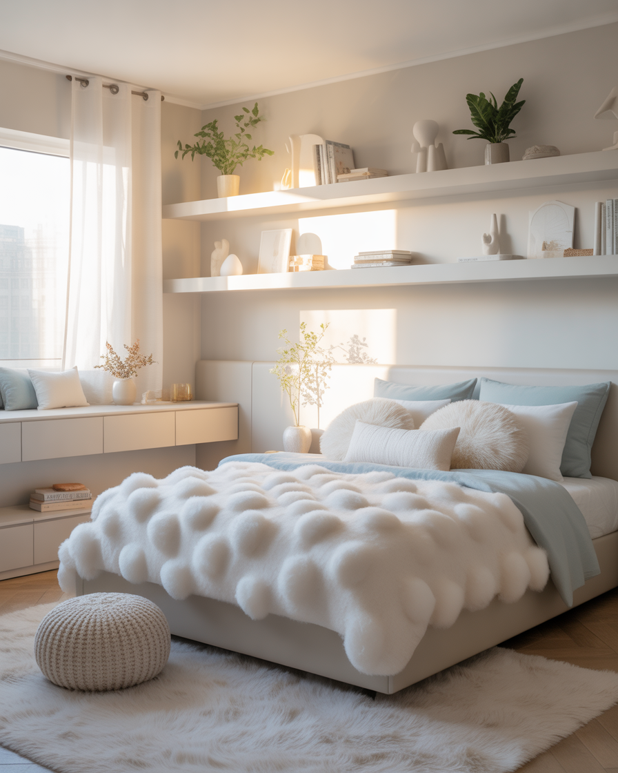 Warm Natural Glow Bedroom