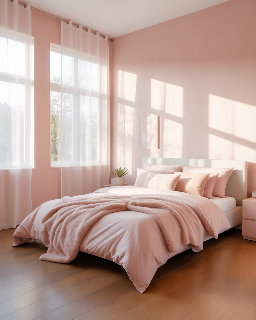 Beige Harmony Studio Bedroom