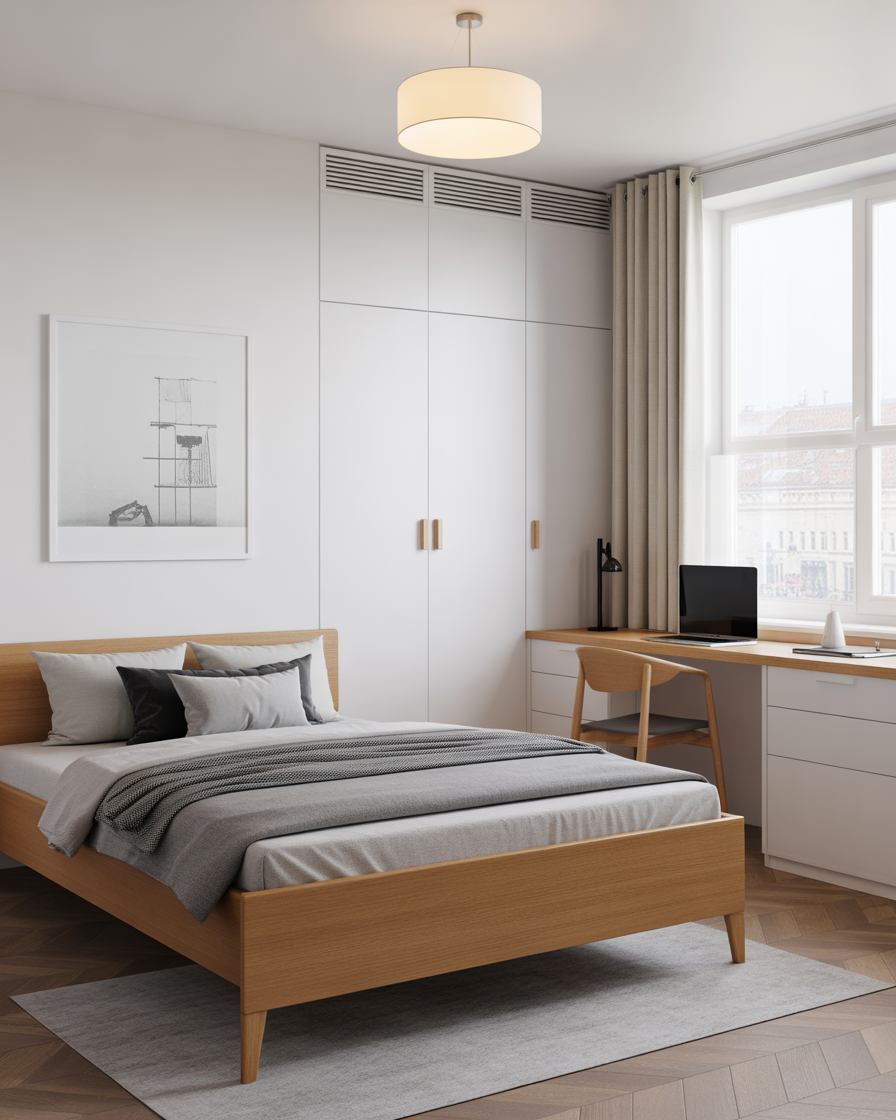 Serene Morning Light Bedroom