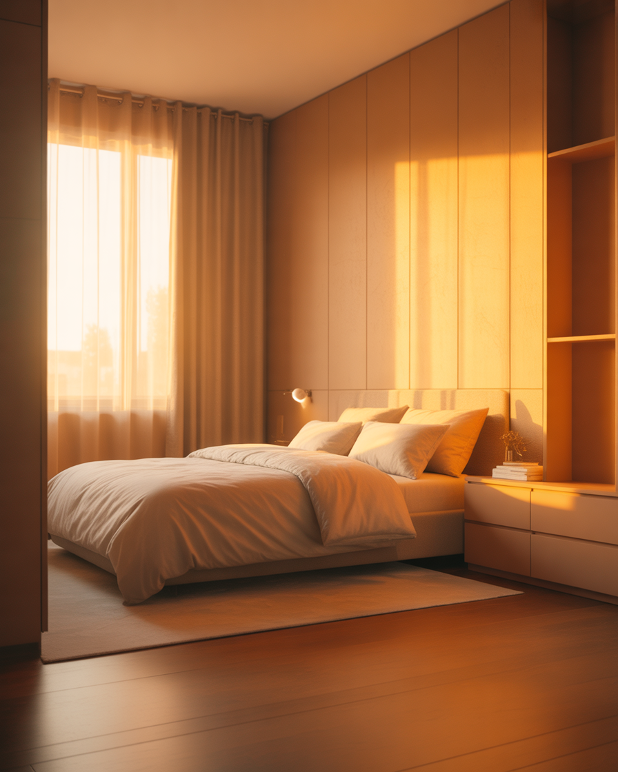 Cozy Morning Radiance Bedroom