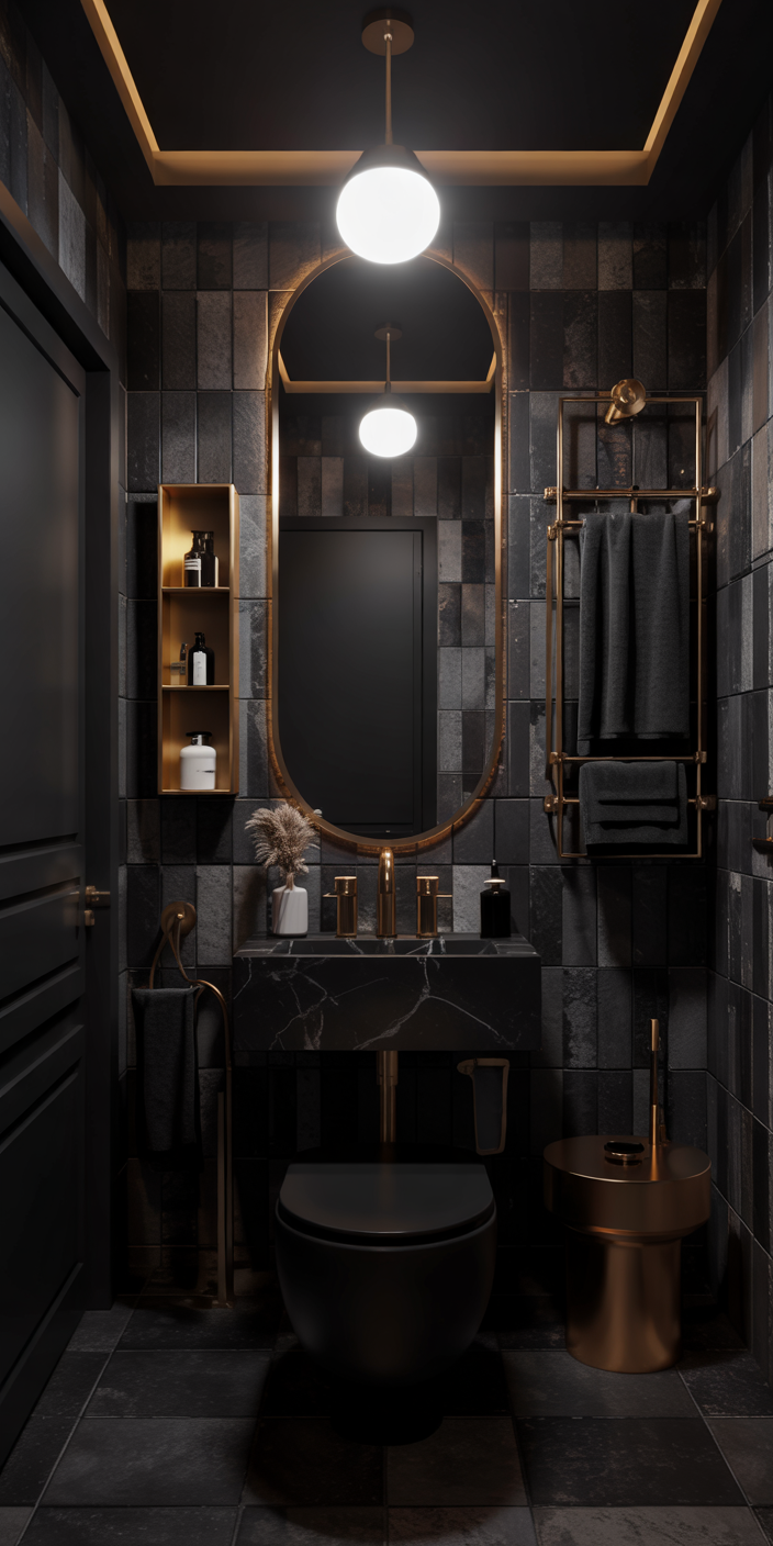 Black Luxury Bathroom Design