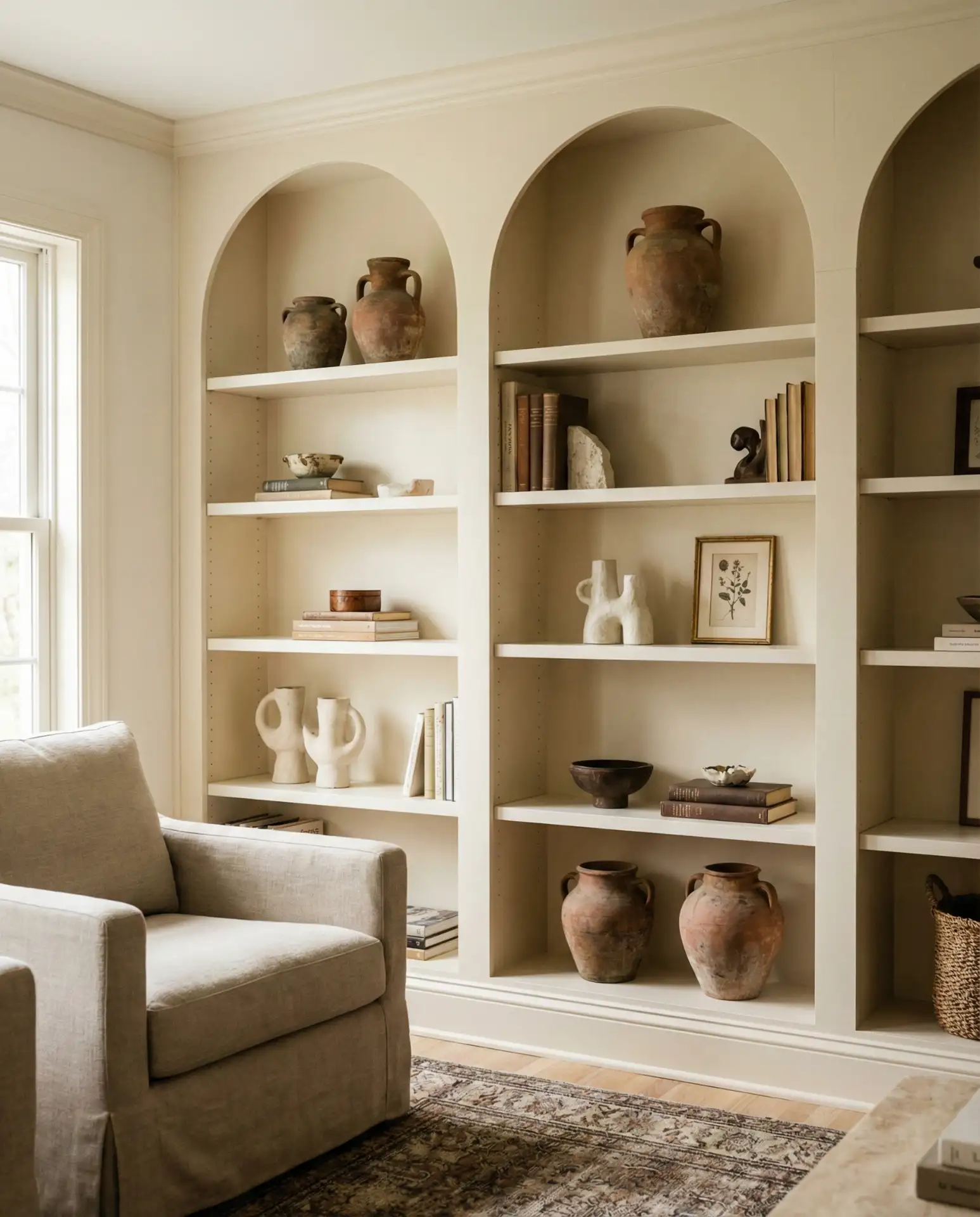 Arched Built-Ins for Old-World Elegance 1