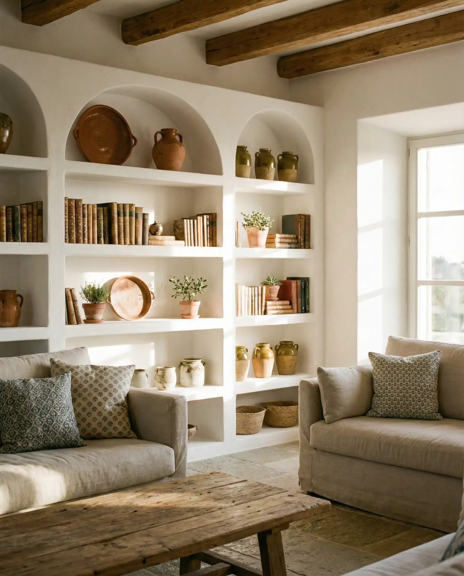 Arched Built-Ins for Old-World Elegance 2