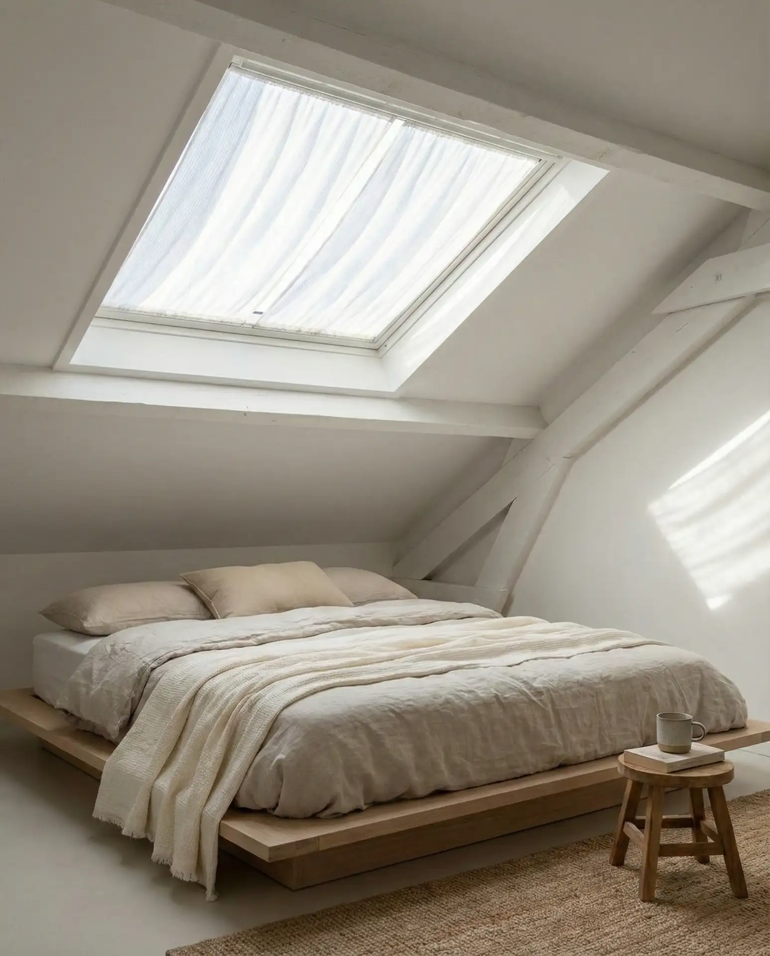 Attic Bedroom with Skylight Focus 2