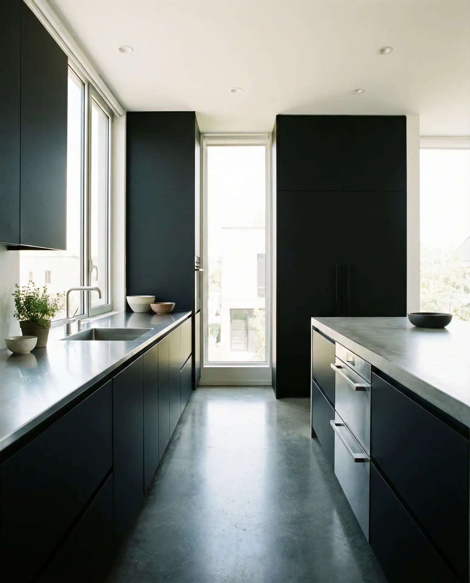 Black Cabinets in Contemporary Minimalist Design 2