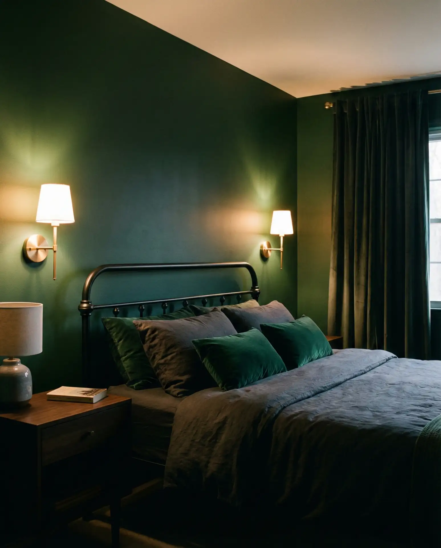 Black and Dark Green Moody Drama 2