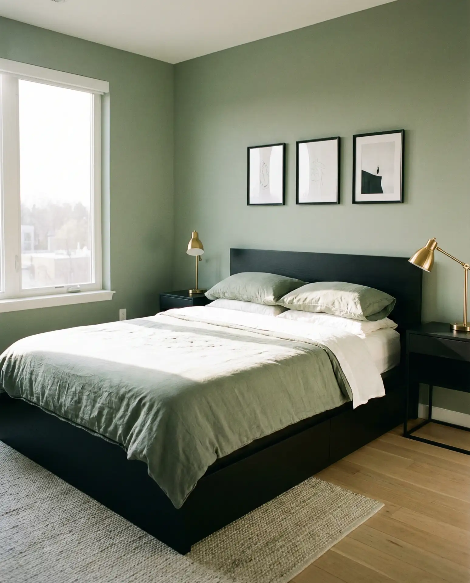 Black and Sage Contemporary Edge 2