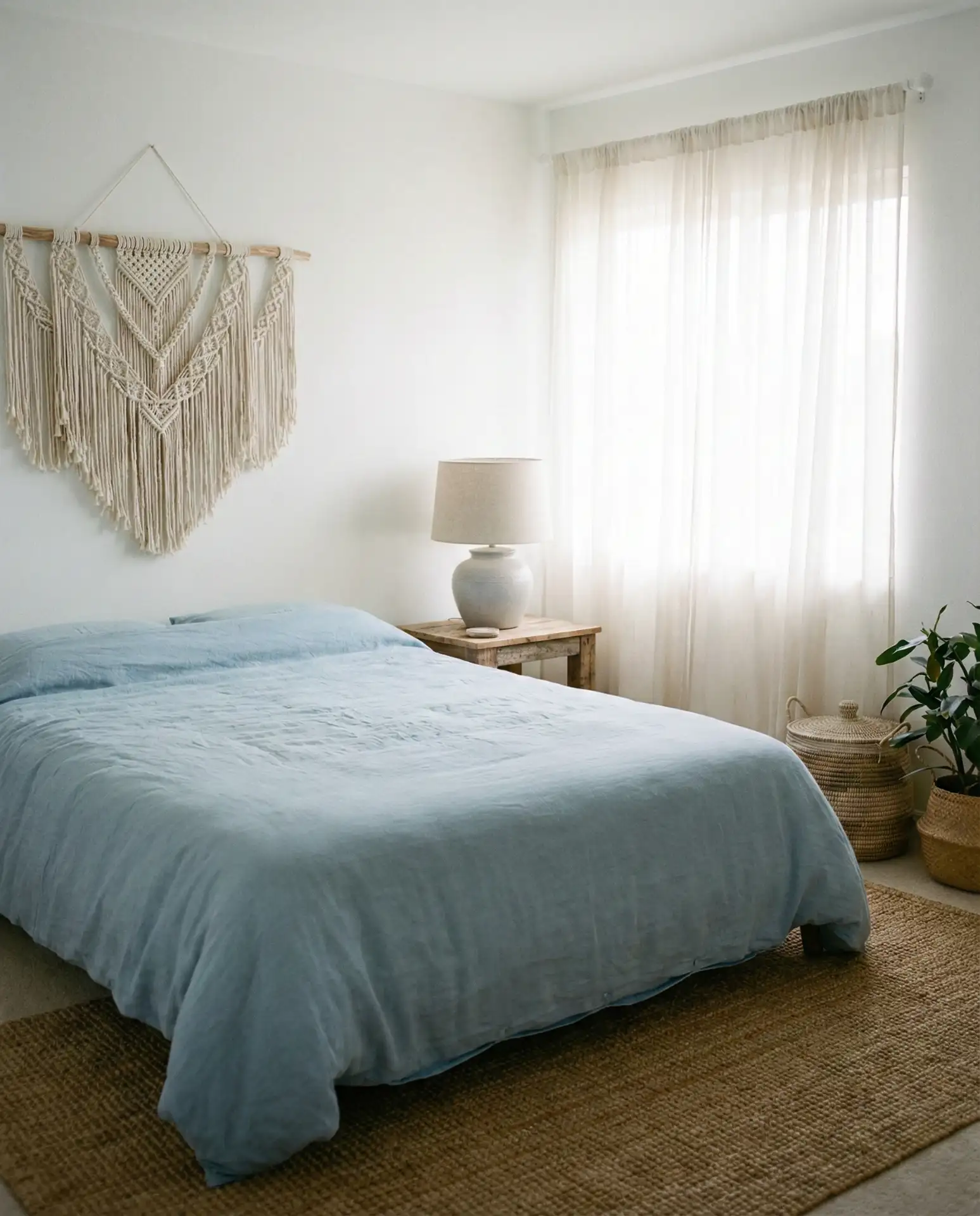 Blue and White Boho Calm 1