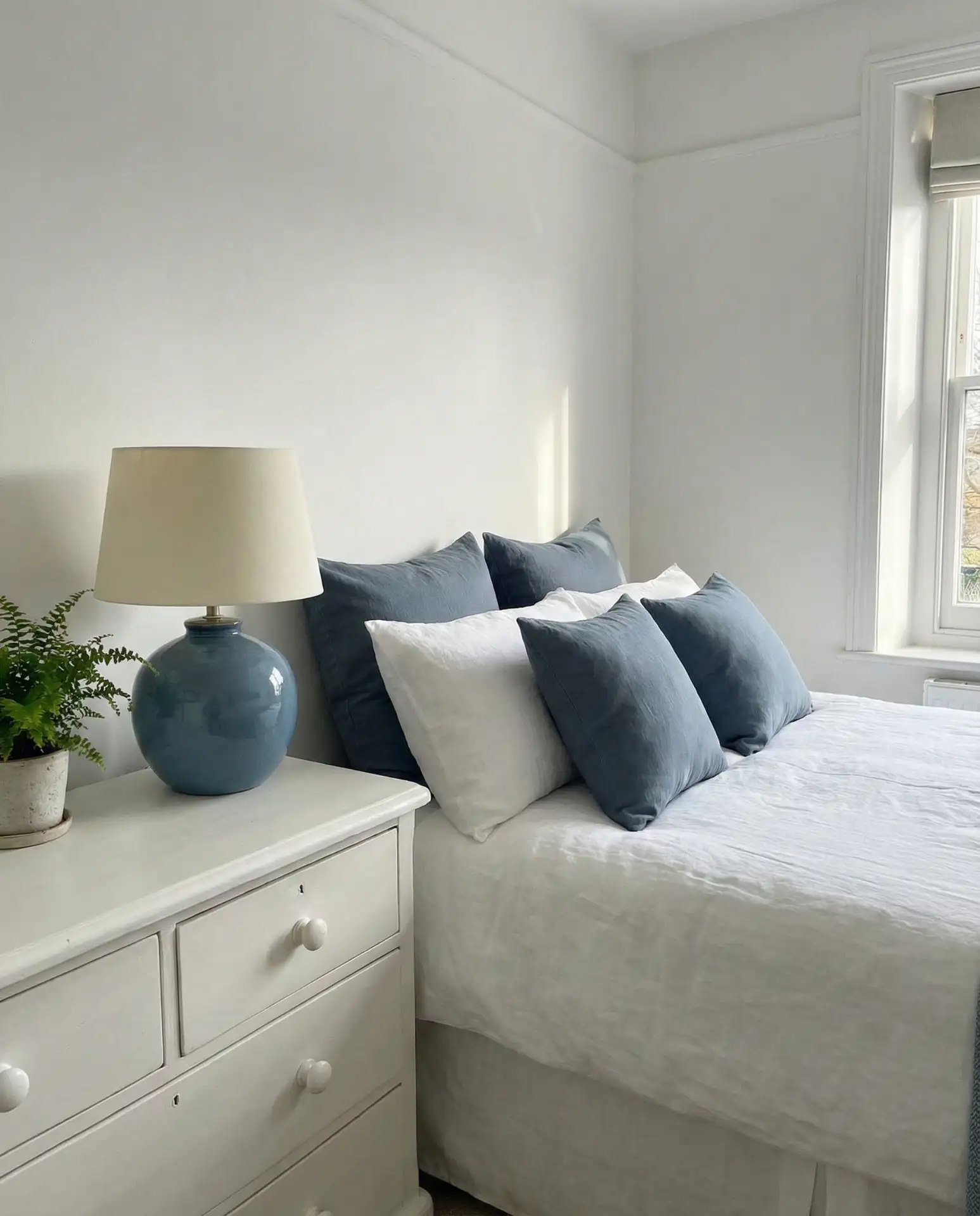 Blue and White Serene Simplicity 1