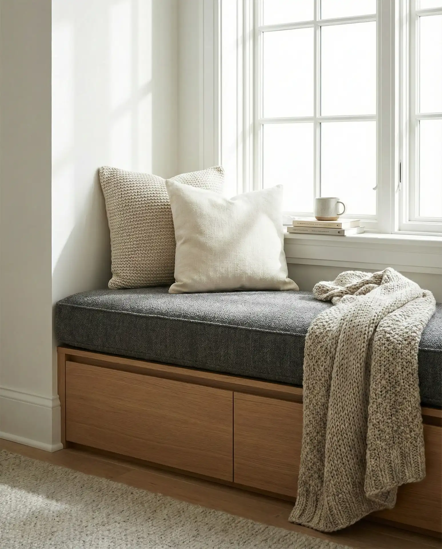 Built-In Window Seat with Storage 2
