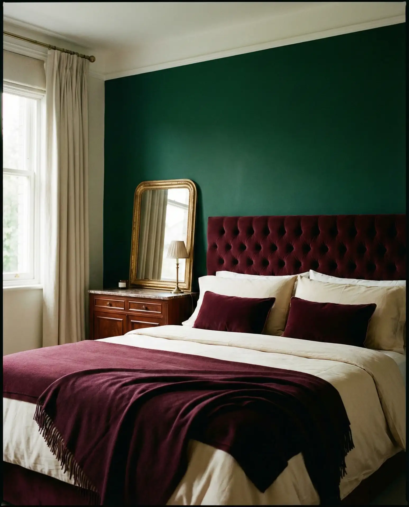 Burgundy and Green Jewel Box Luxury 2
