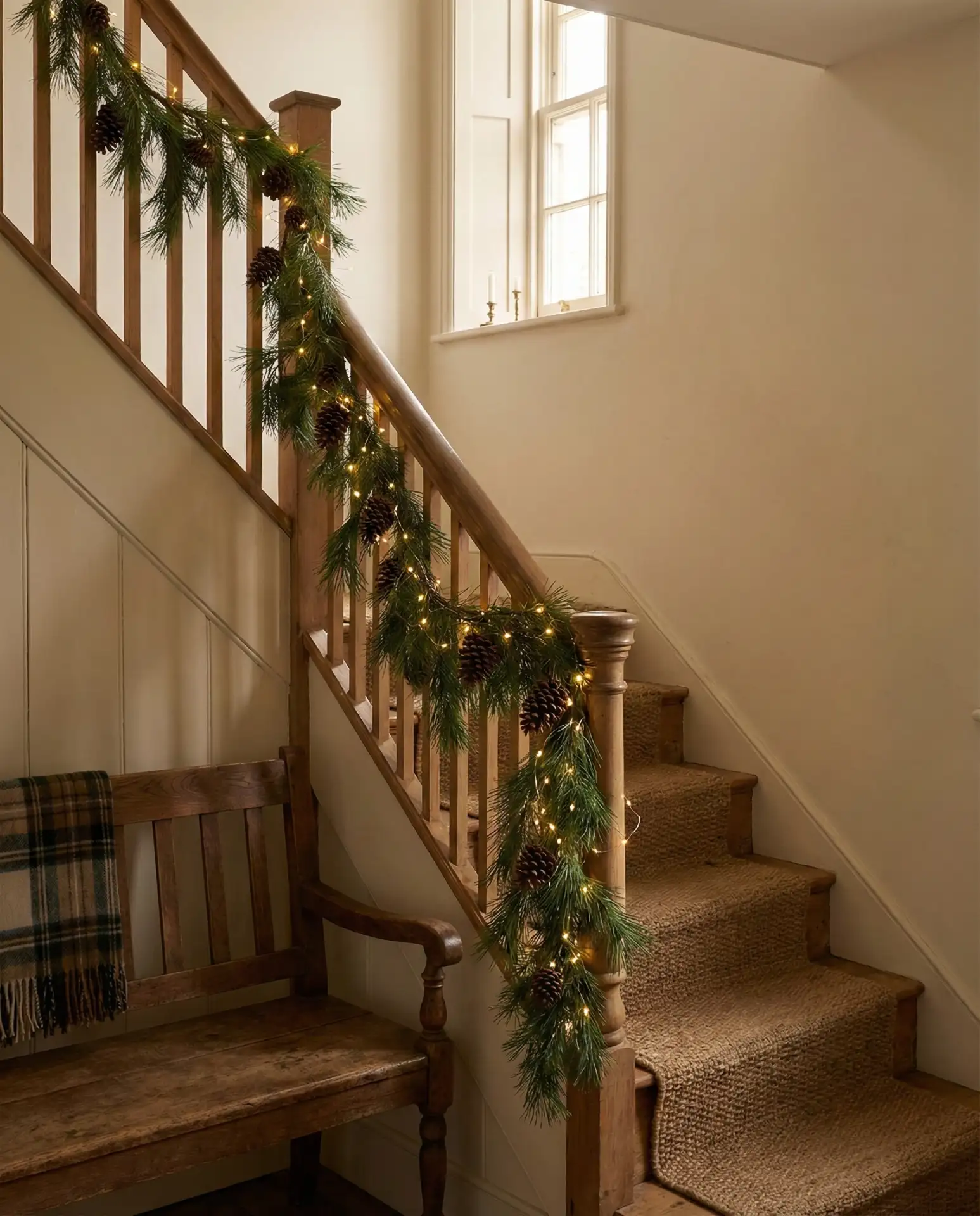 Christmas Garland and Twinkling Lights 2