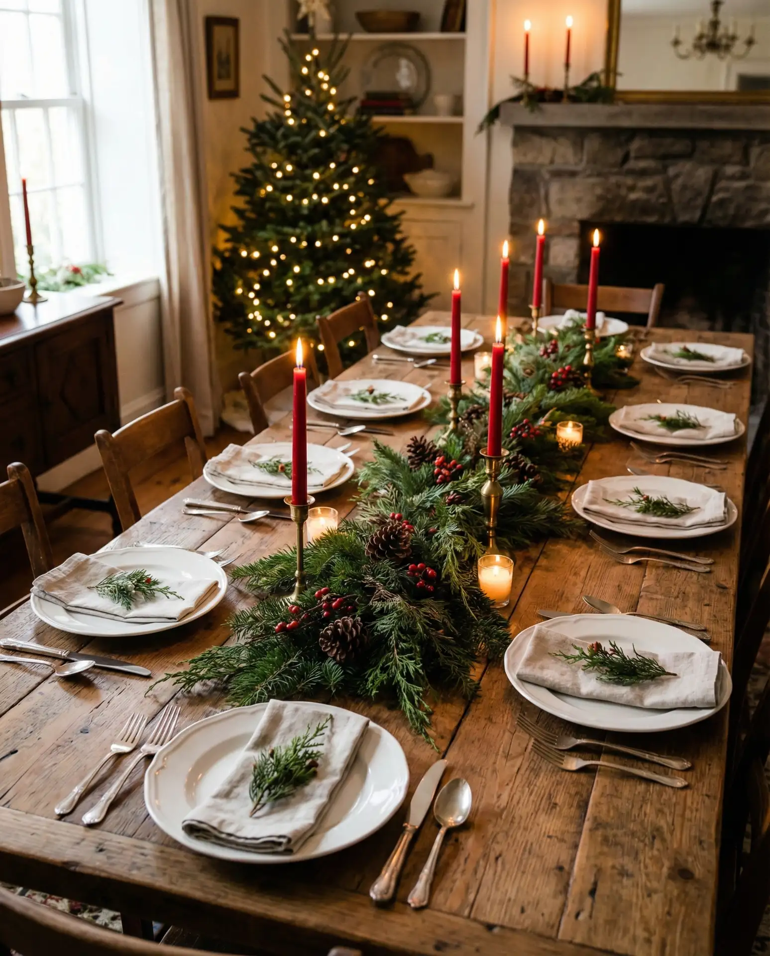 Christmas Ready Table with Festive Bones 1