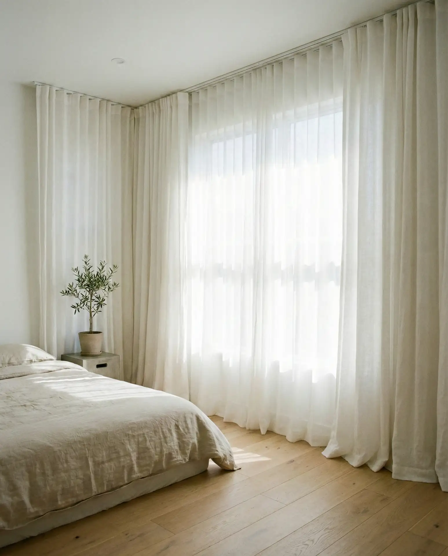 Classic Curtains with Ceiling-Mount Hardware 1