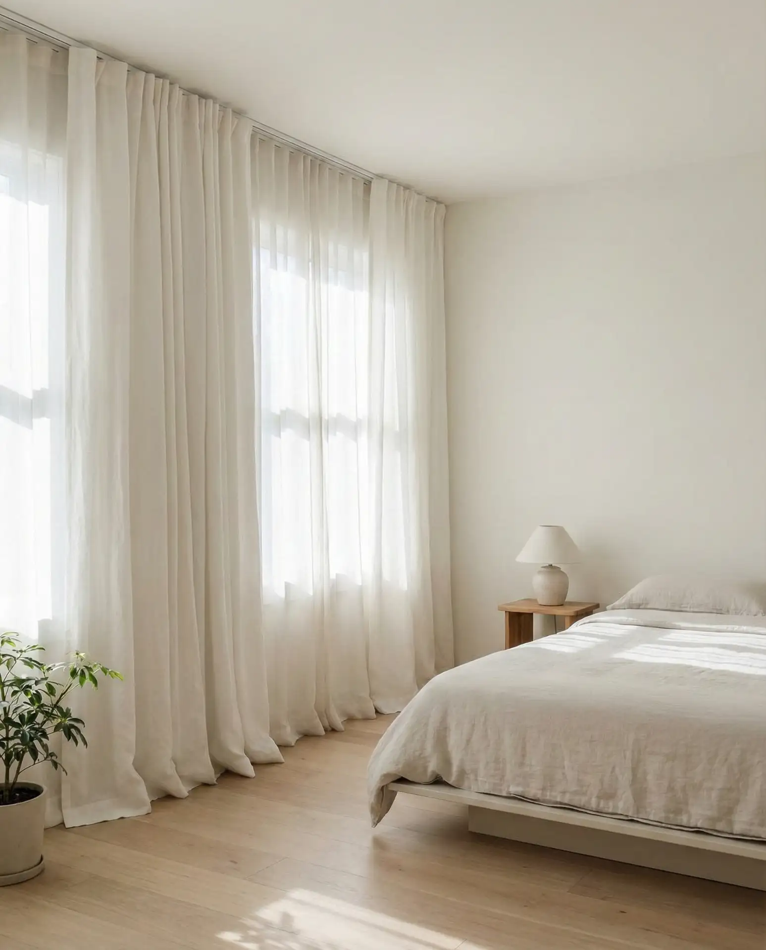 Classic Curtains with Ceiling-Mount Hardware 2