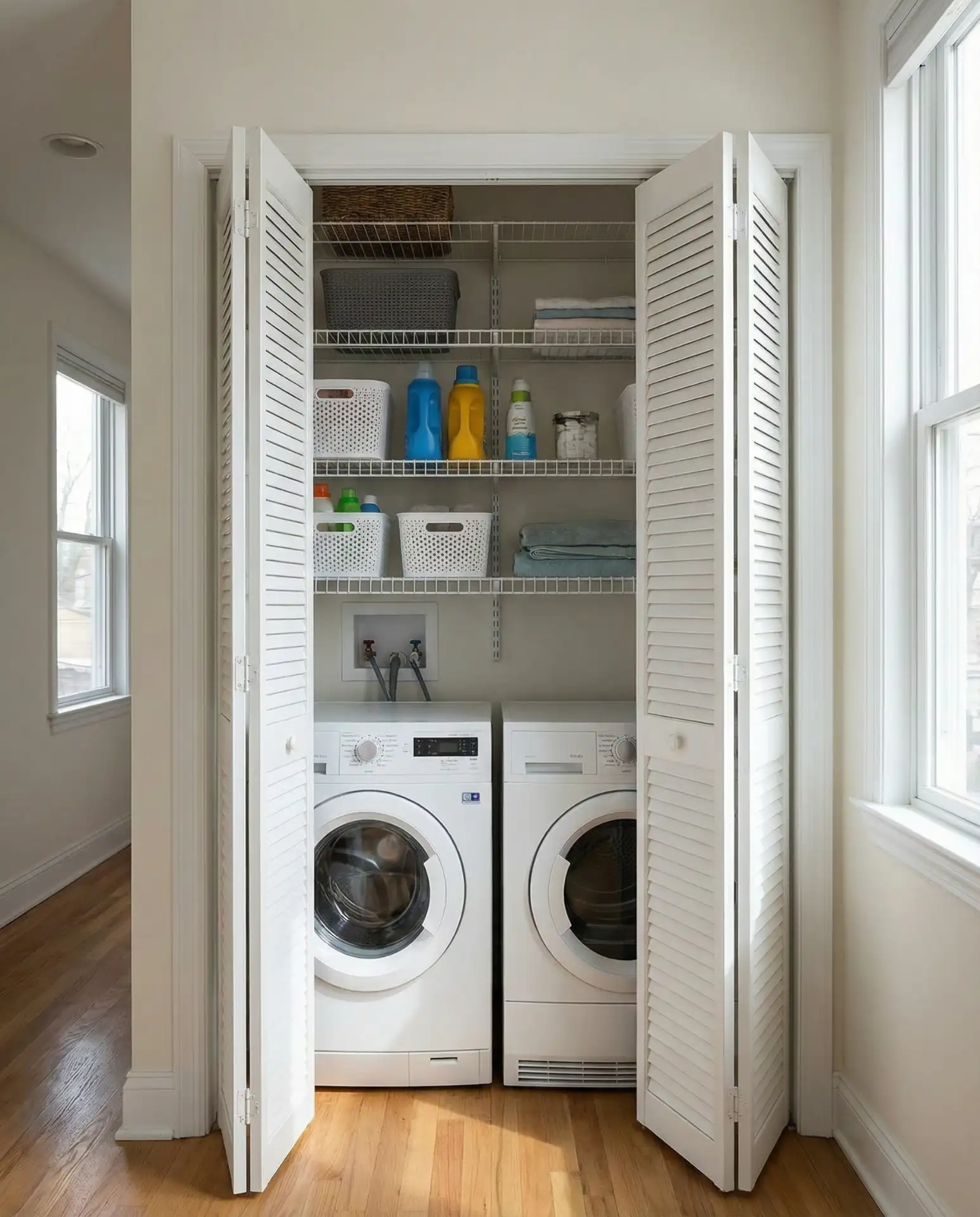 Closet Conversion with Bifold Doors 2