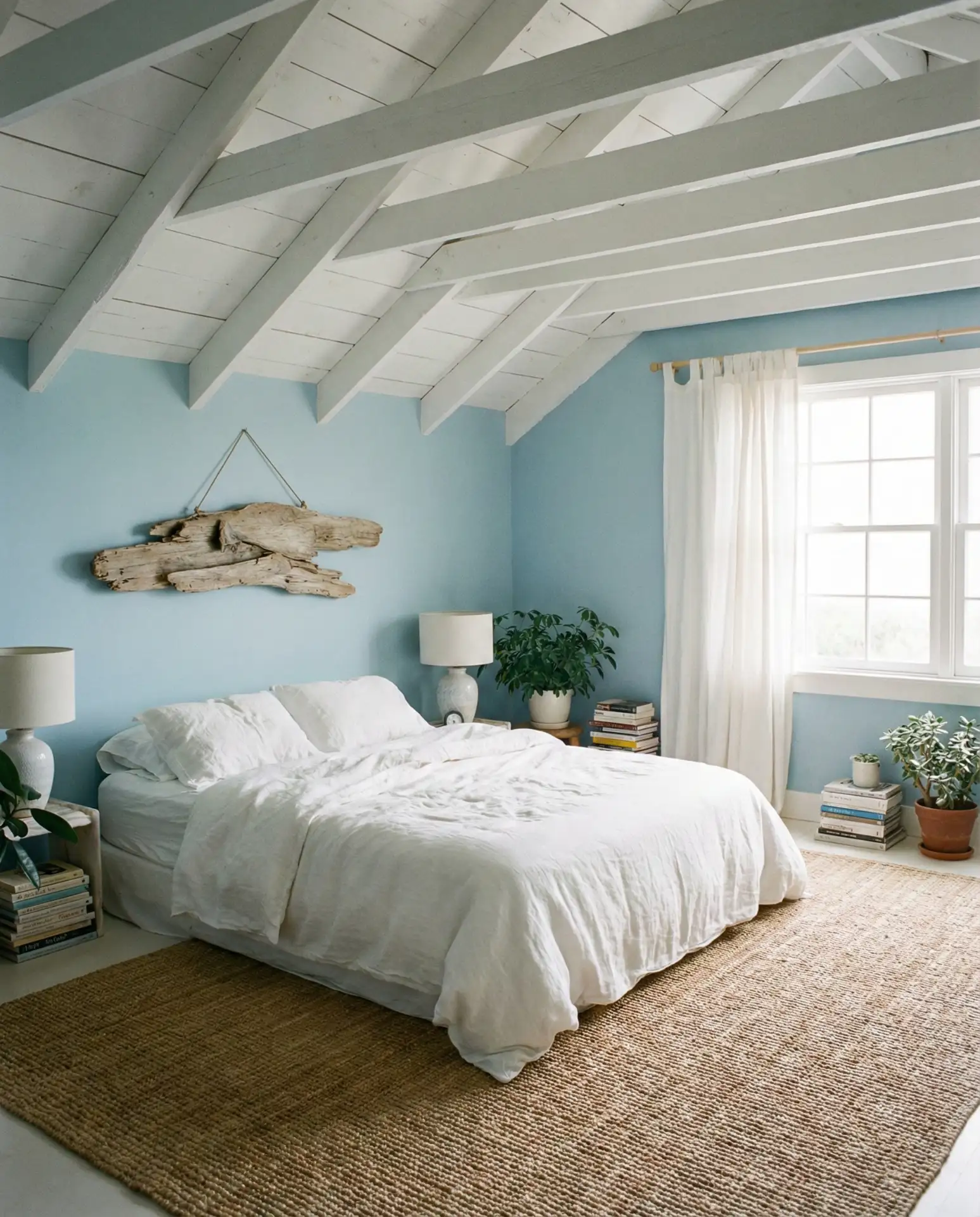 Coastal Blue and White Attic 2