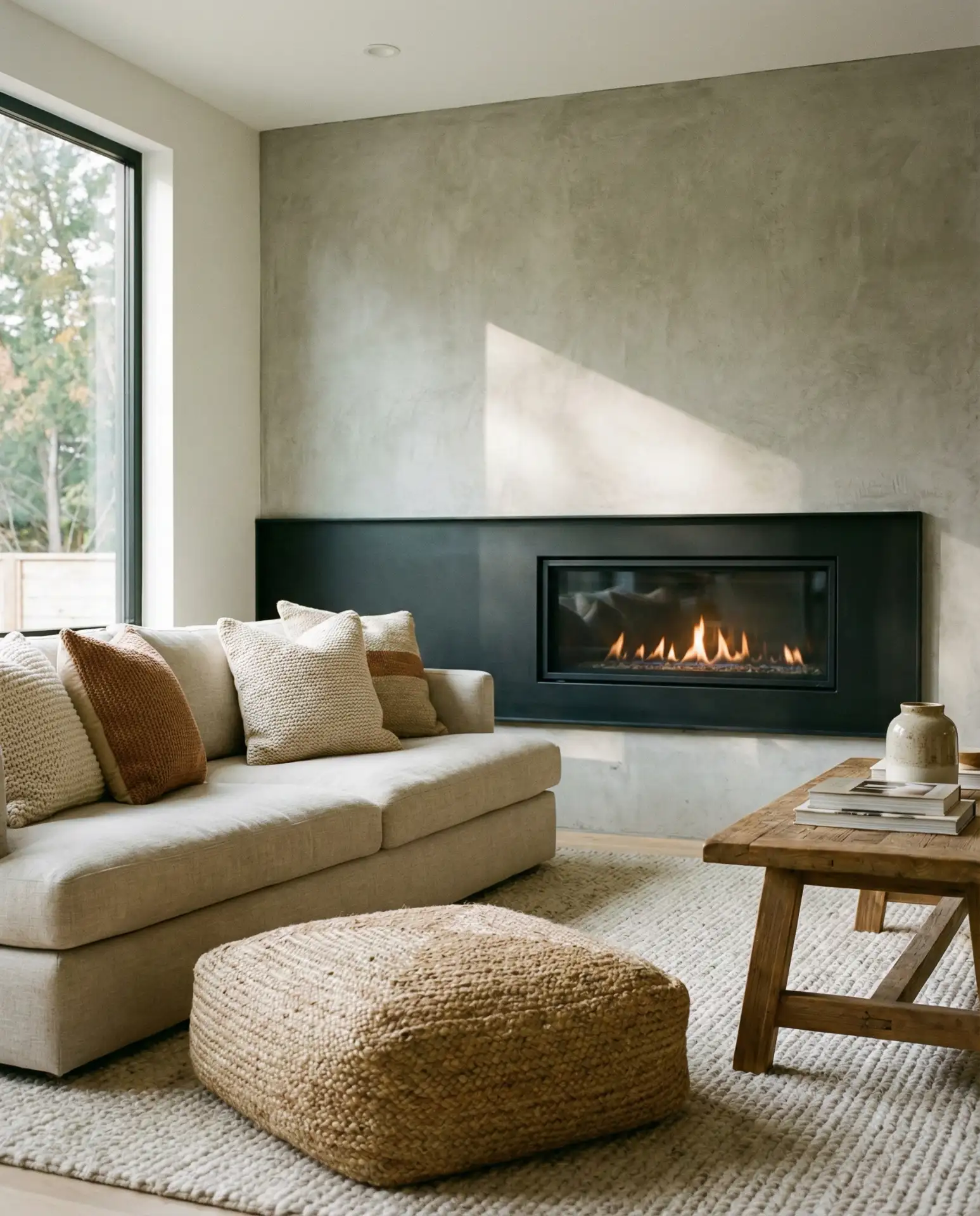 Corner Fireplace as the Anchor 1