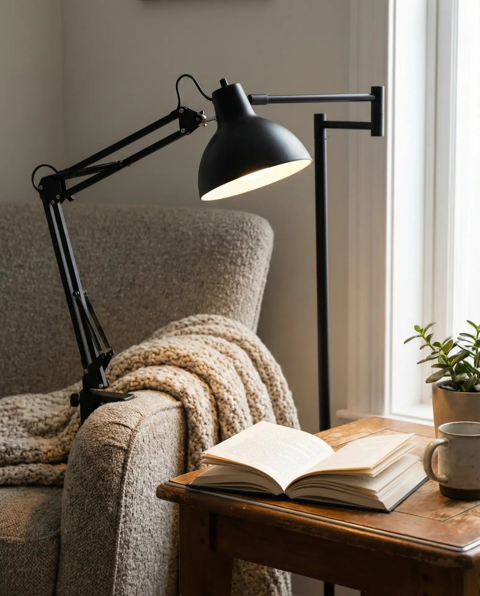 Corner with Adjustable Task Lighting 2