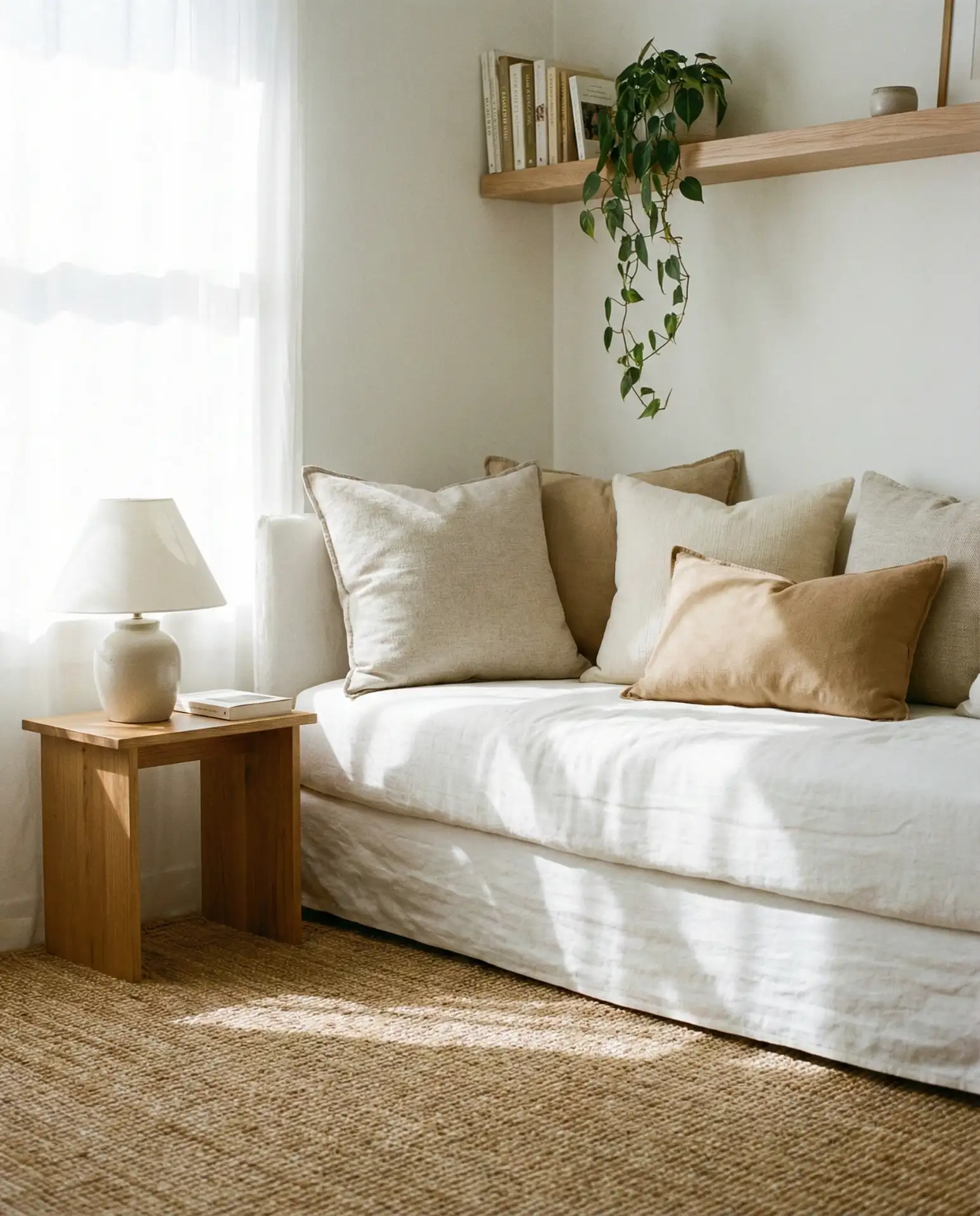 Corner with a Daybed for Lounging and Reading 2