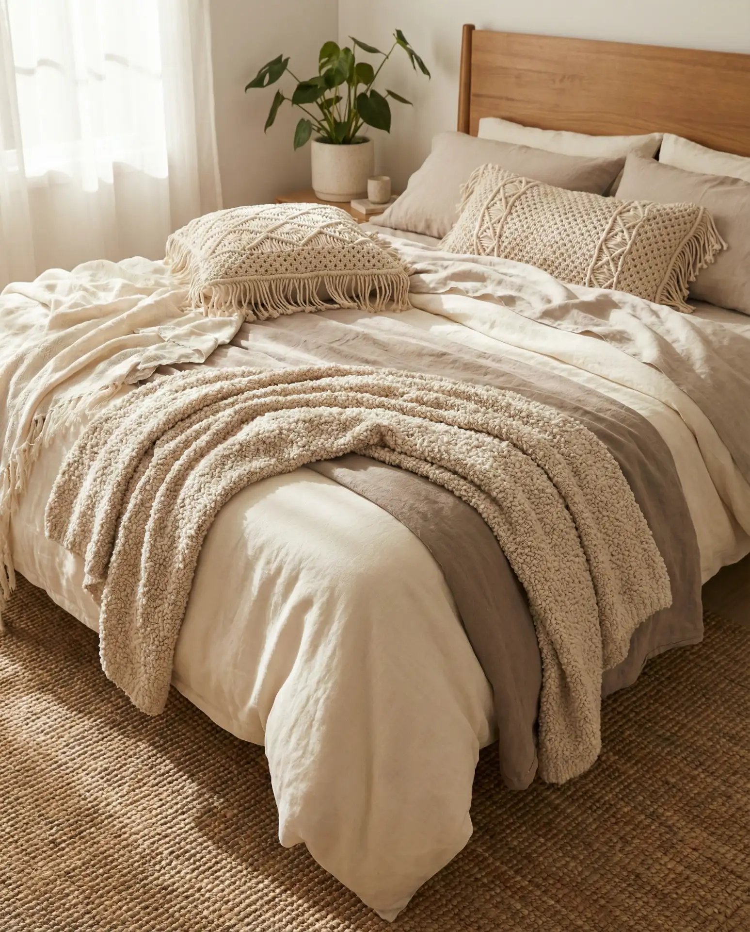 Cozy Layered Textiles and Throws 1