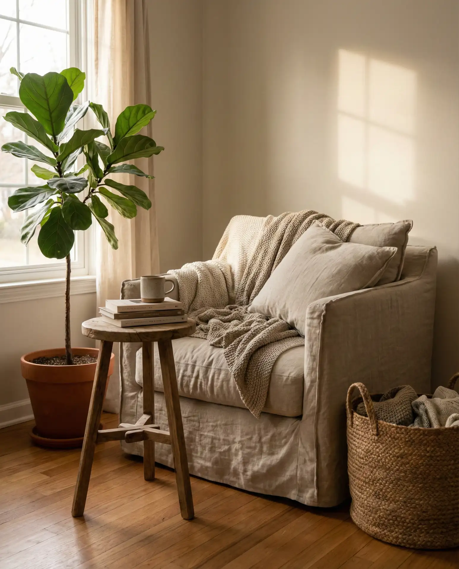 Cozy Reading Nook with Oversized Chair 1