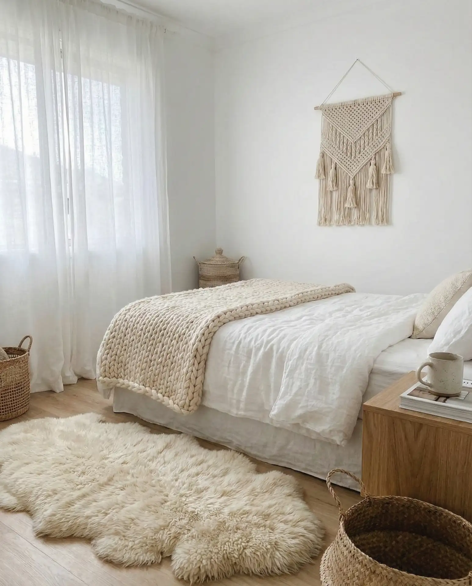 Cozy White Textured Sanctuary 2