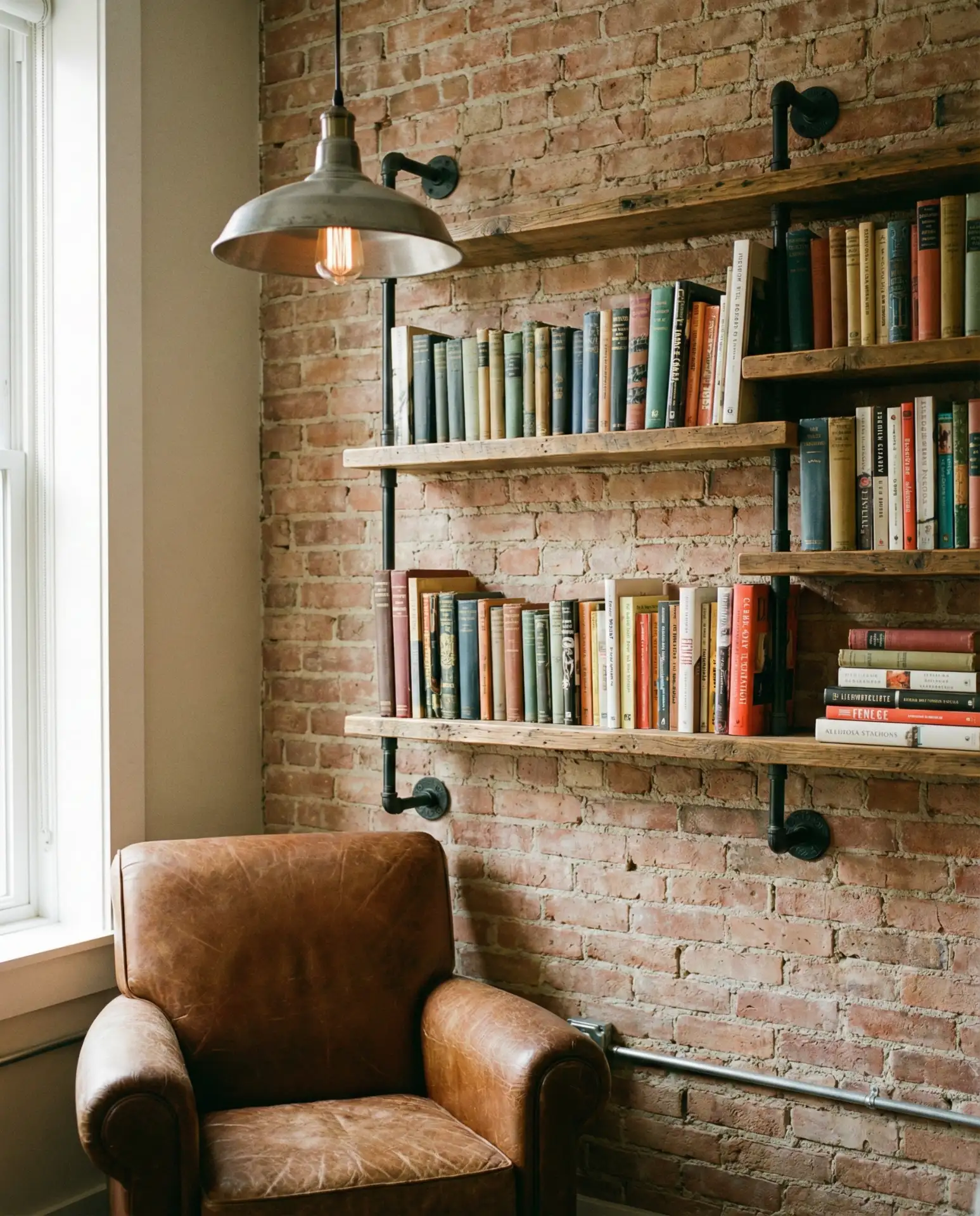 DIY Industrial Pipe Shelving 2