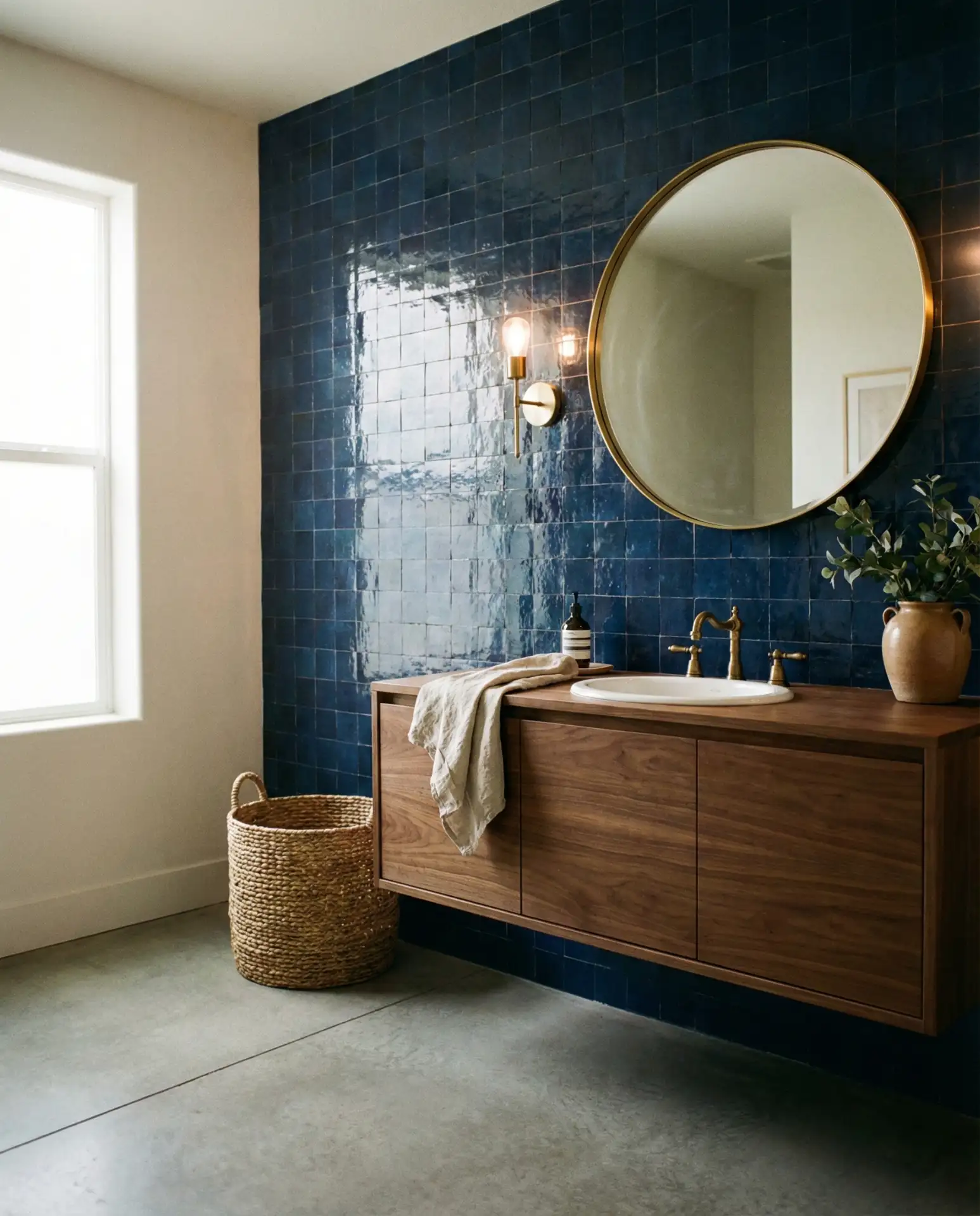 Deep Blue Zellige Tiles for a Moroccan-Inspired Moment 2