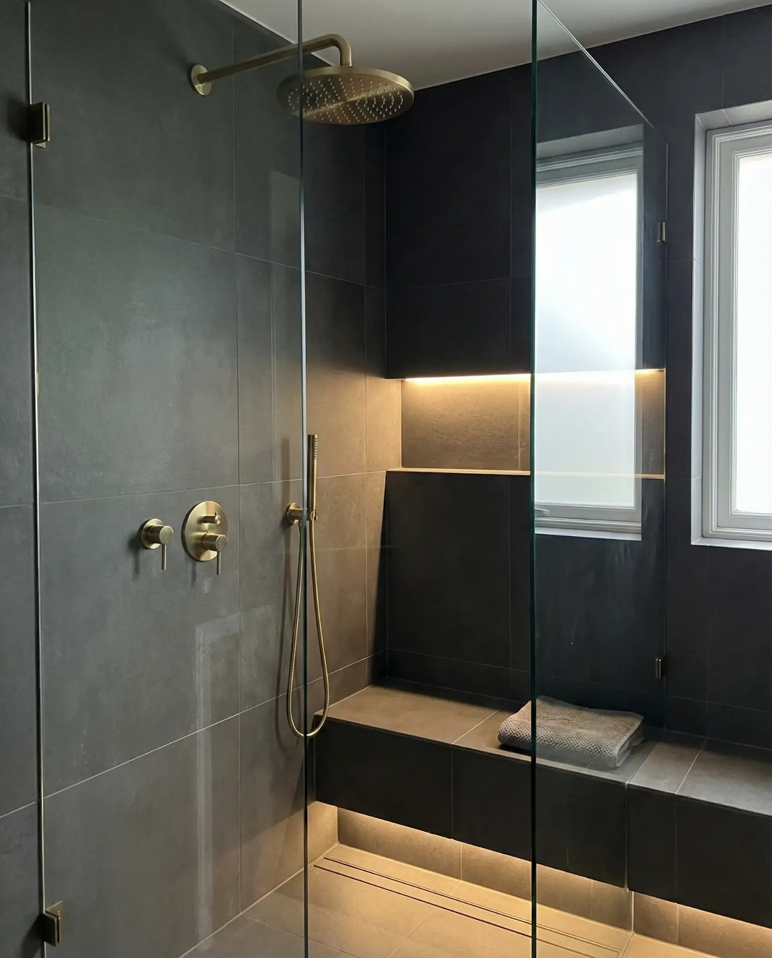 Deep Charcoal Matte Tiles for Moody Drama 1