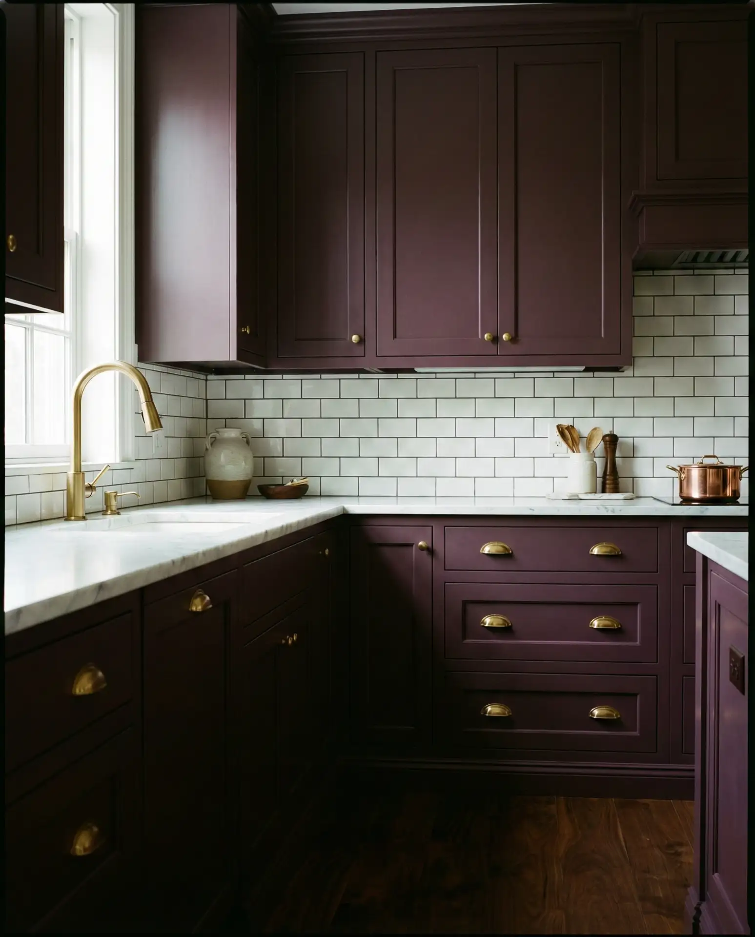 Deep Plum and Brass 1