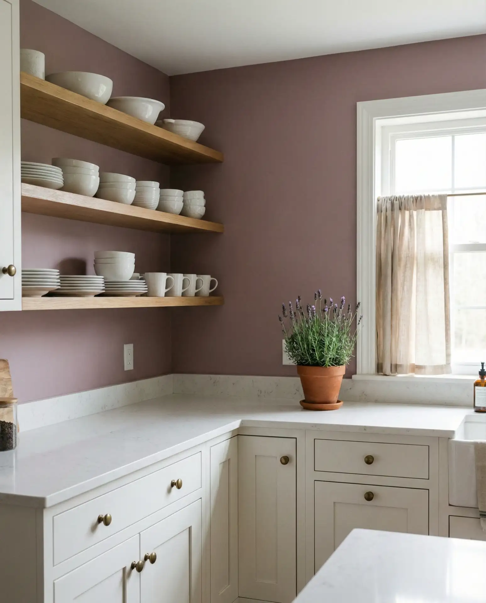 Dusty Mauve Walls for a Soft, Romantic Look 2