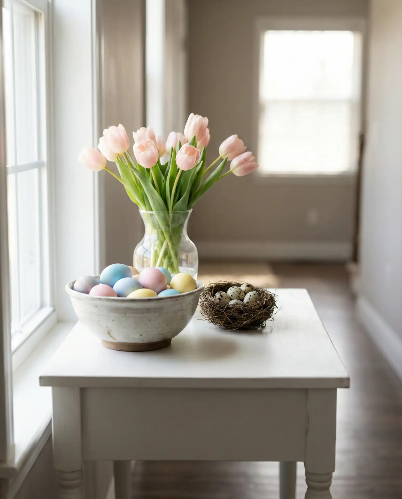 Easter Entry Table with Pastel Accents 2