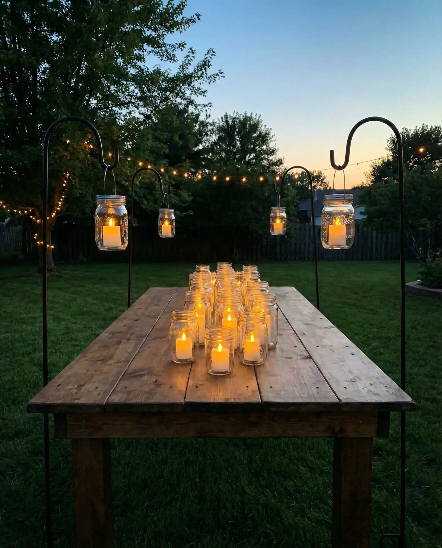 Easy Mason Jar Lighting Displays 2