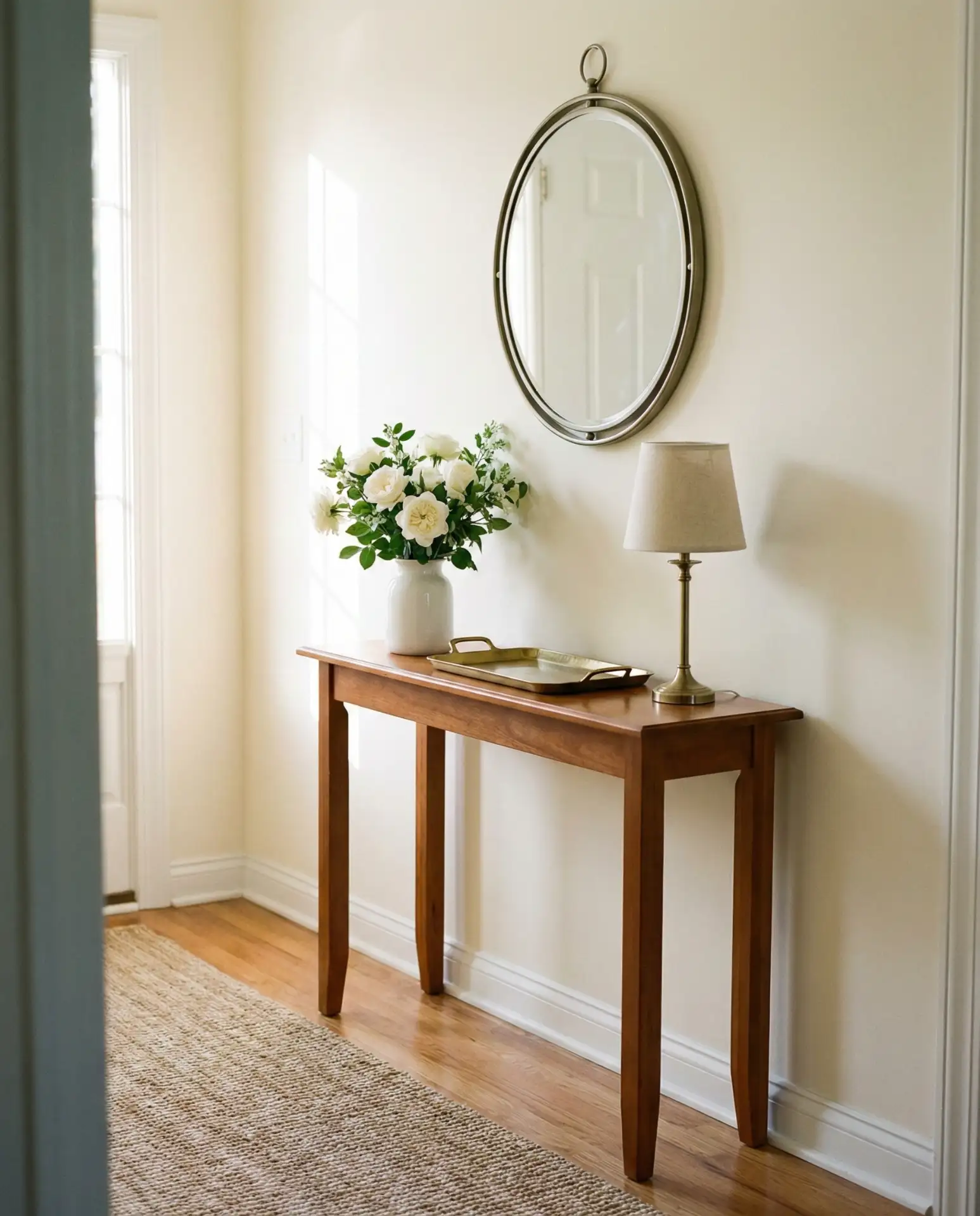 Entrance Console with Fresh Florals 1