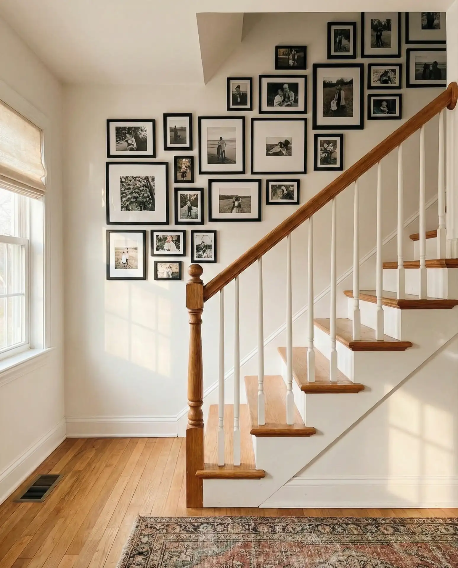 Entry Staircase with Gallery Wall 2